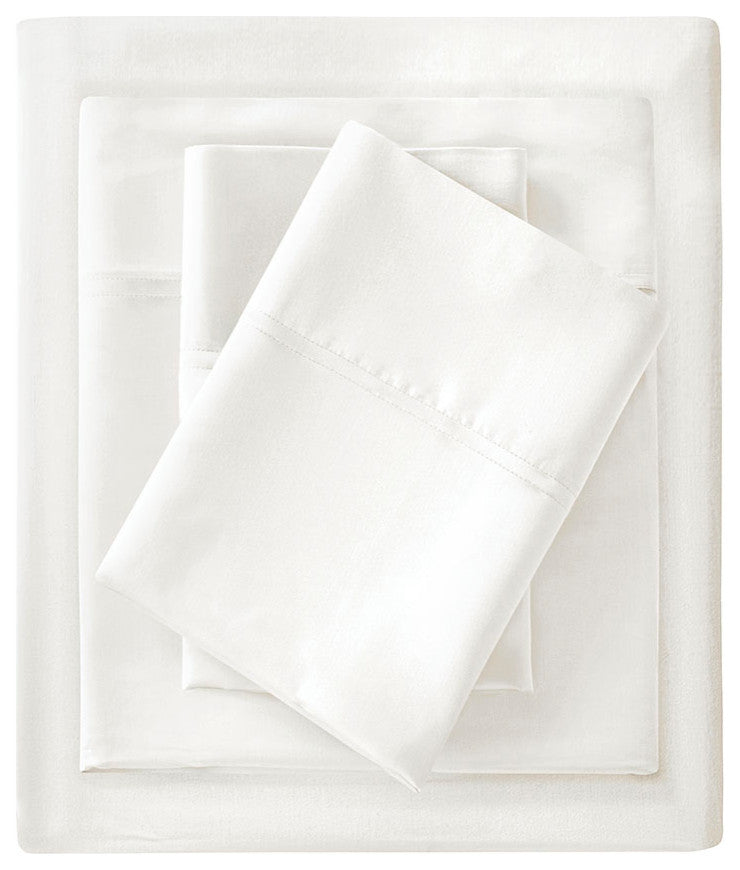 Sleep Philosophy Rayon From Bamboo 4PC Sheet Set, Ivory