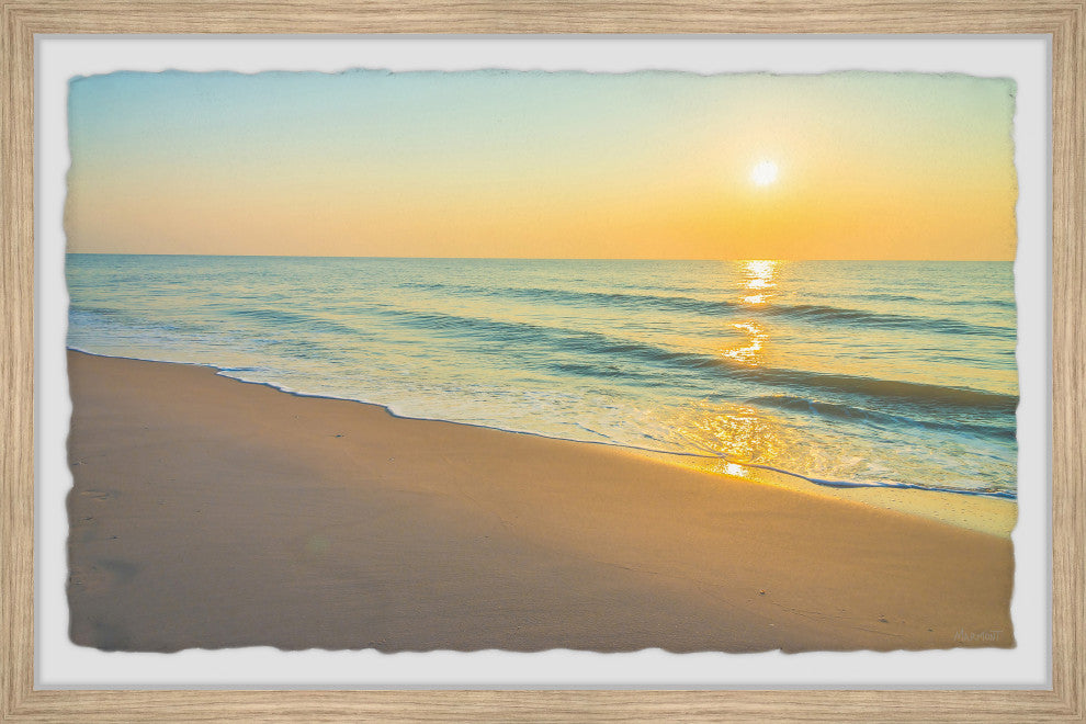 "The Ocean Called" Framed Painting Print, 45x30