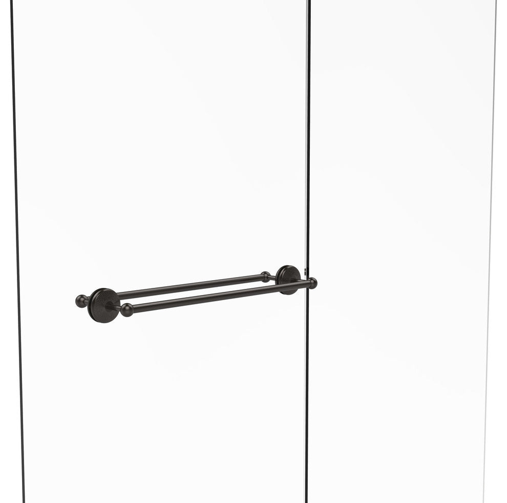 Monte Carlo 24" Back to Back Shower Door Towel Bar, Oil Rubbed Bronze