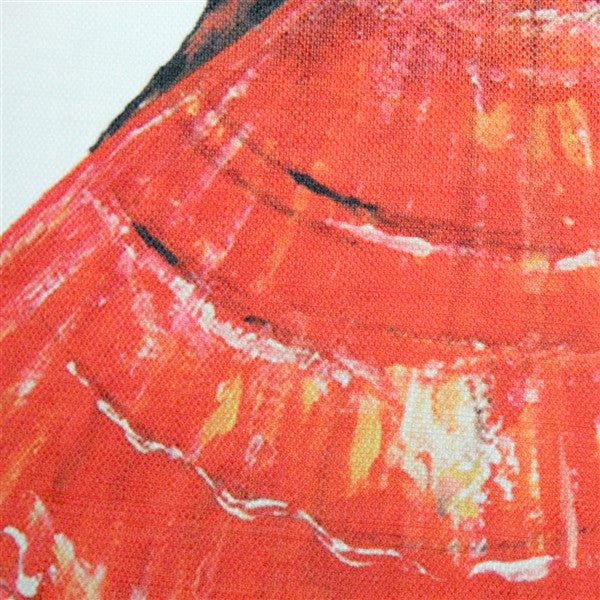Tracy Upton Big Island Bay Scallop Solitaire Throw Pillow, 20"x20"