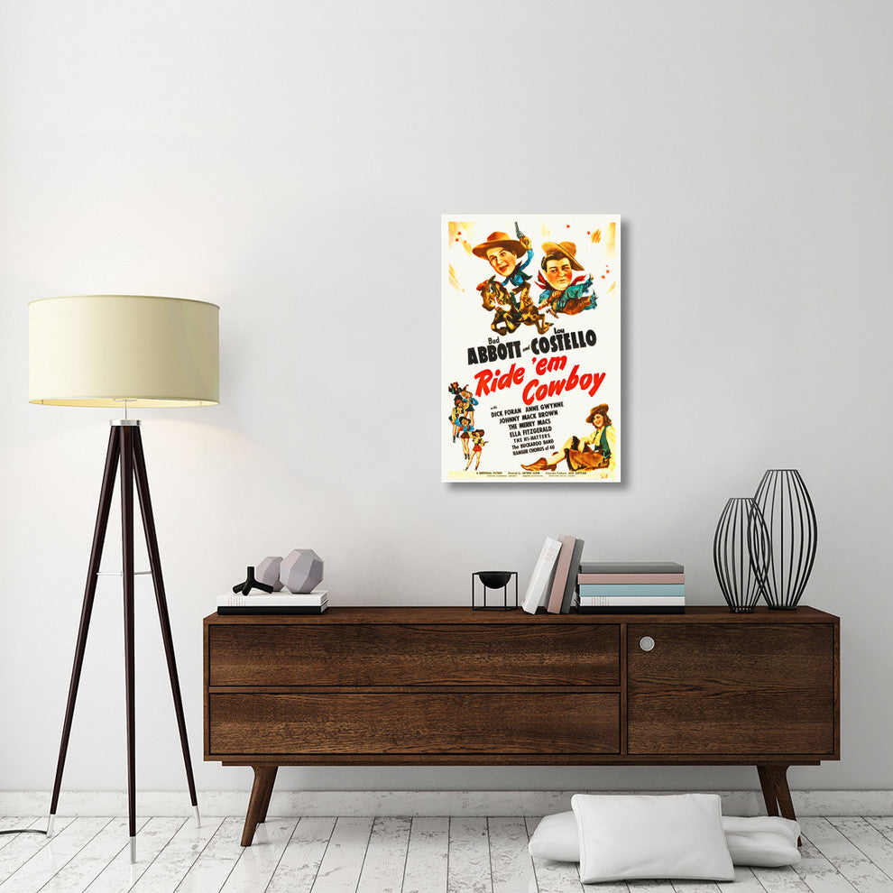 "Abbott & Costello - Ride Em Cowboy" Canvas by Hollywood Photo Archive, 24x36"