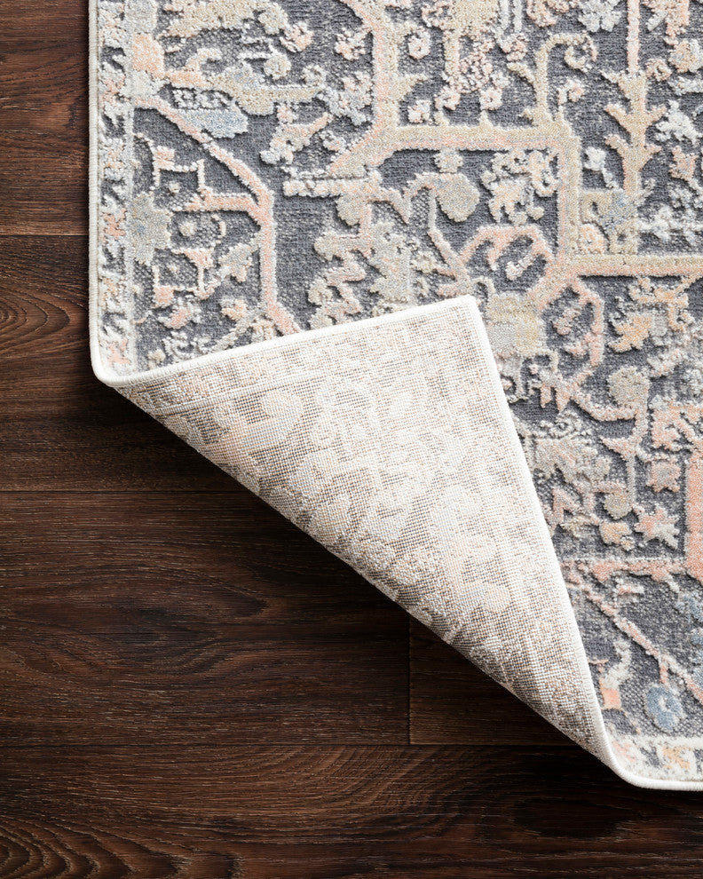 Lucia Rug, Charcoal and Multi, Charcoal/Multi, 2'8"x10'