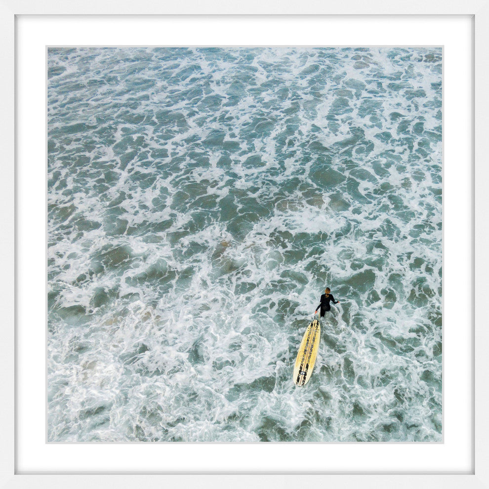 "Choppy Waters" Framed Print by Karolis Janulis