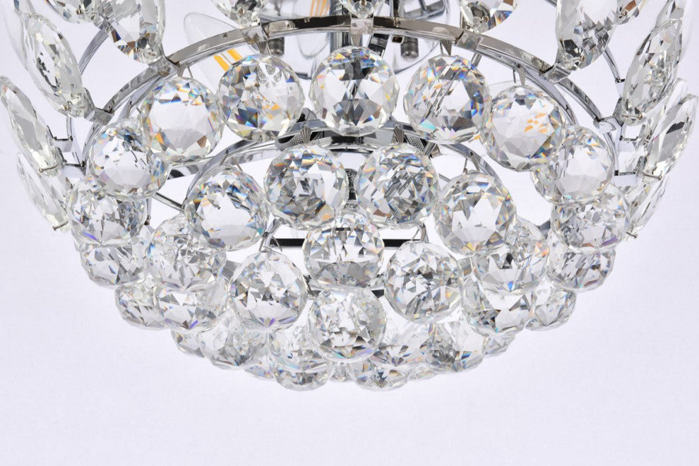 Eleana 16" Flush Mount, Chrome