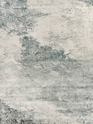 Cassina Hand Loomed Bamboo Silk and Cotton Dark Gray/Gray Area Rug