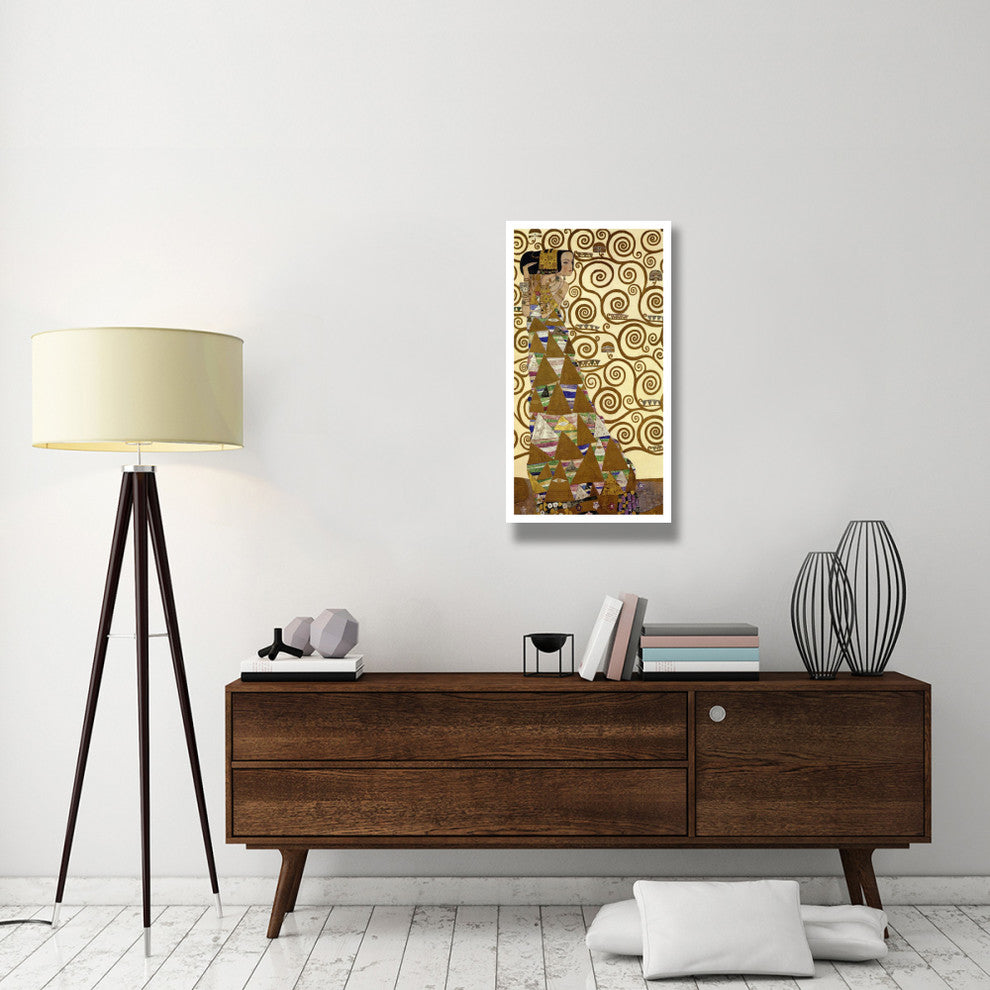 "The Stoclet Frieze (left)" Digital Paper Print by Gustav Klimt, 20"x38"