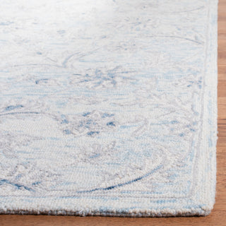 Safavieh Micro-Loop Collection MLP506 Rug, Light Blue/Ivory, 4' X 6'