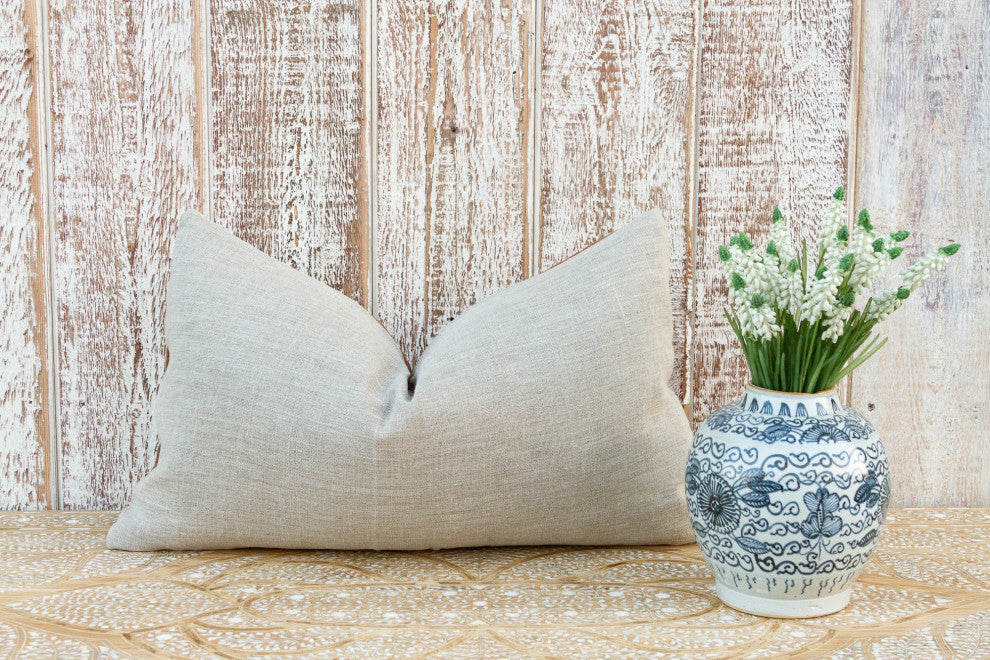 Aisara Thuja Suzani Lumbar Pillow