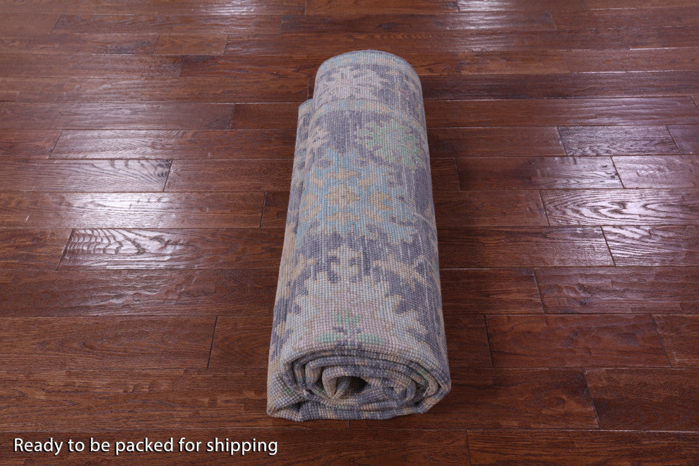 Turkish Oushak Handmade Wool Rug 5' 11" X 9' 5" - Q13327