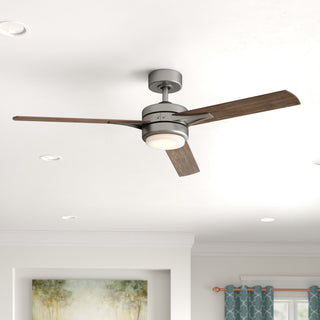 Hinkley Ventus 52" Integrated LED Indoor Ceiling Fan, Pewter