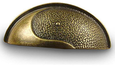 Zinc Die Cast - Cup Pull - Antique Bronze, CENT27833-3B