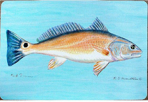 Betsy Drake Red Drum Fish 30 Inch By 50 Inch Comfort Floor Mat