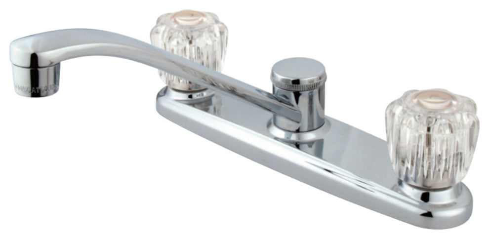 Kingston Brass Centerset Kitchen Faucet, Polished Chrome