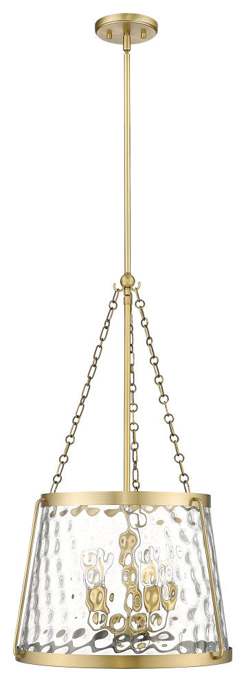 Adabella  5 Light 18.125 in. Vintage Brass Pendant