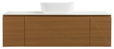 Simon Series Wall Mount Vanity With a Porcelain Vessel Sink, 60"