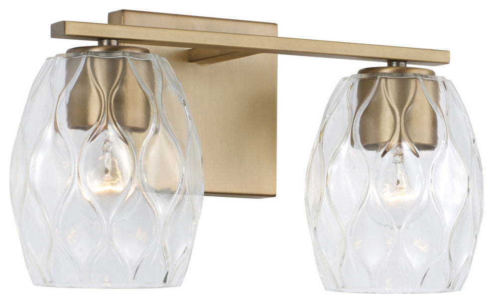 Capital Lighting, 145321AD-525, 14"Wx8"H 2-Light Vanity