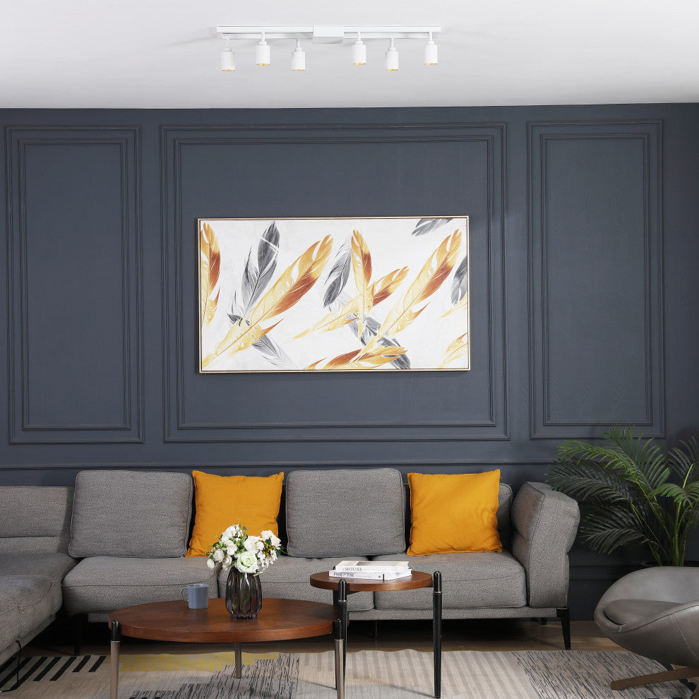 Vidalite Shura 6 Head Square Track, White