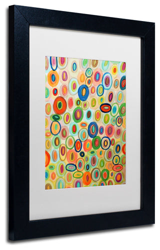 'Permanence' Matted Framed Canvas Art by Sylvie Demers