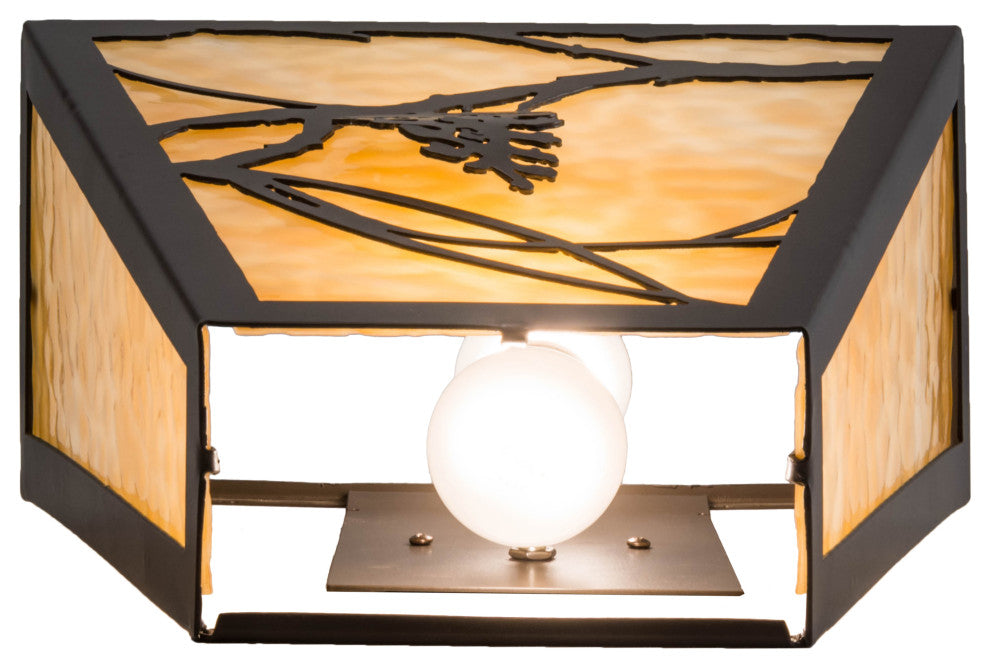 13"W Whispering Pines Wall Sconce