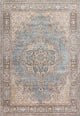 Goa Floral Medallion Traditional Area Rug, 5 X 8
