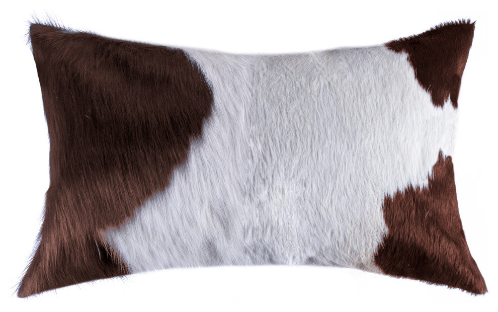 Natural Home Decor Torino Kobe Cowhide Pillow, 1-Piece