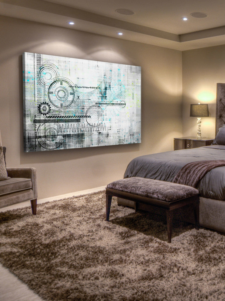 "Gears" Fine Art Canvas Print, 36"x24"