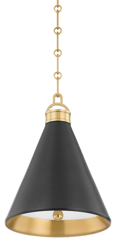 Osterley 1 Light Pendant, Aged/Antique Distressed Bronze