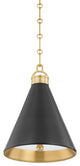Osterley 1 Light Pendant, Aged/Antique Distressed Bronze