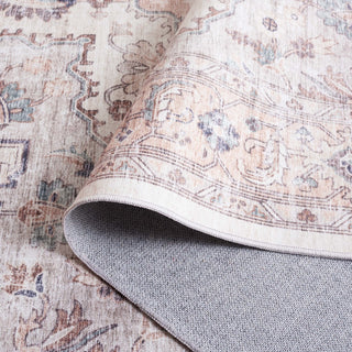 Safavieh Arizona Machine-Washable Collection ARZ520 Rug, Peach/Beige, 6'x9'