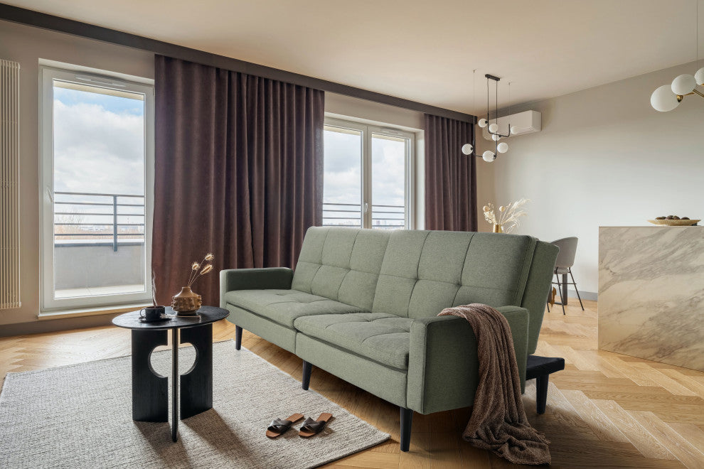 Sealy Kennedy Pillowtop Sofa Convertible, Green