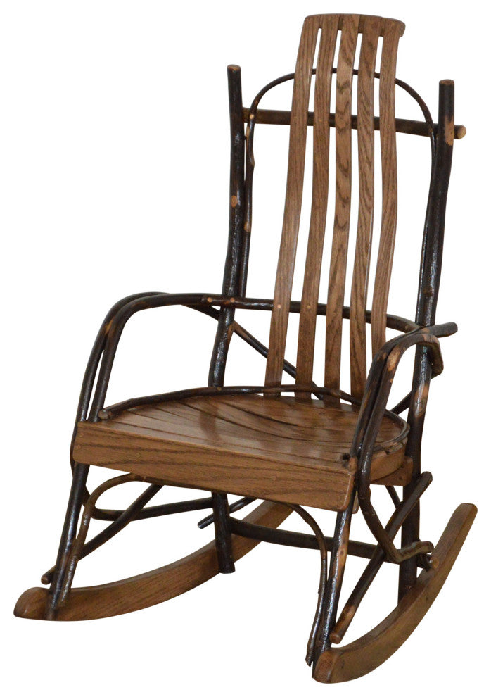 Hickory Child's Rocker, Walnut Finish