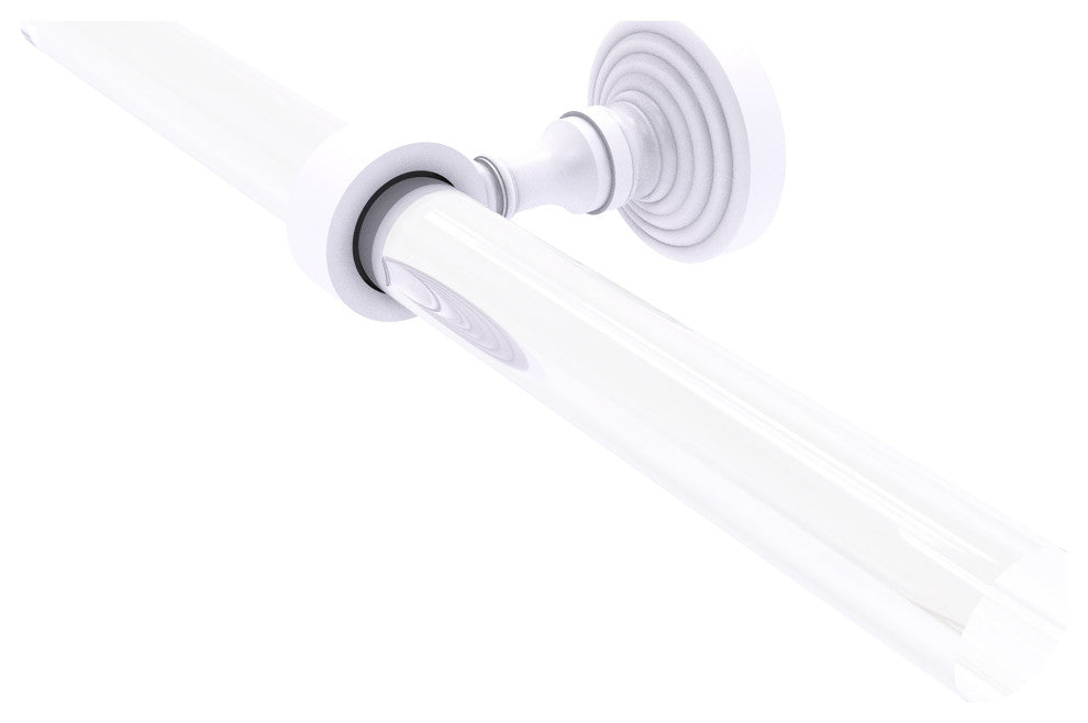 Pacific Grove 2 Arm Guest Towel Holder, Matte White
