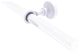 Pacific Grove 2 Arm Guest Towel Holder, Matte White