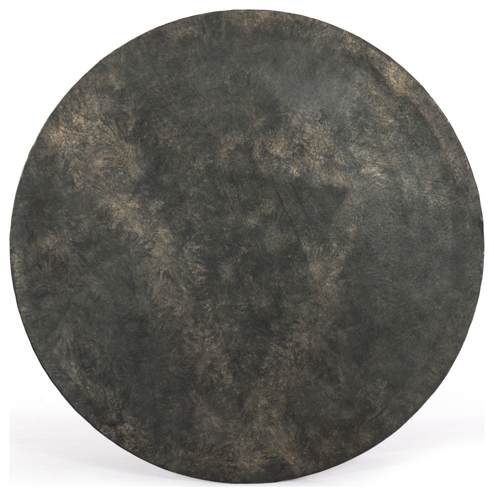 Sante 48" Coffee Table-Raw Black