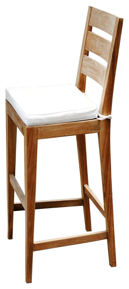 Catalina Teak Outdoor Bar Chair