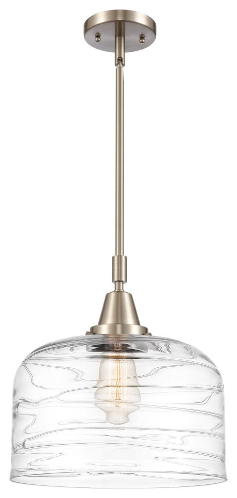 Innovations 447-1S-SN-G713-L Bell 1 Light Mini Pendant, Brushed Satin Nickel