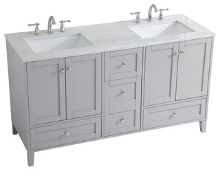 22" Traditional Grey-Light Bathroom Vanity