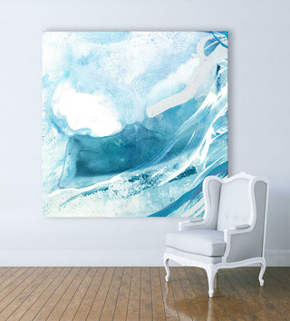 "Water Pocket I" Fine Art Giant Canvas Print, 72"x72"