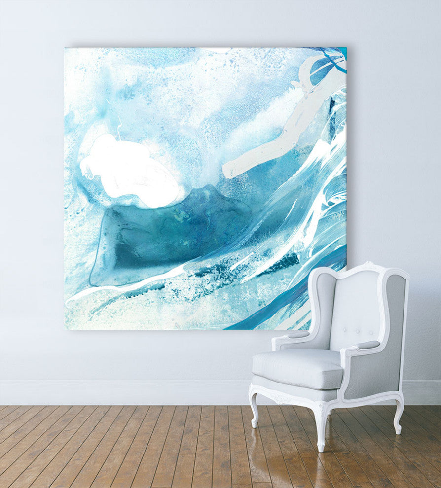 "Water Pocket I" Fine Art Giant Canvas Print, 72"x72"