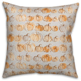 Autumn Leaves 18x18 Throw Pillow