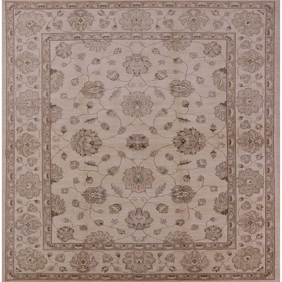 Ahgly Company Indoor Square Mid-Century Modern Area Rugs, 7' Square