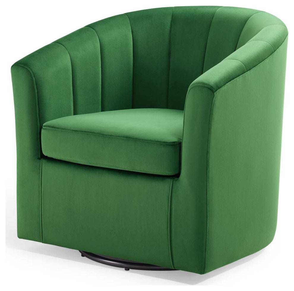 Armchair Accent Chair, Velvet, Green, Modern, Living Lounge Hotel Hospitality