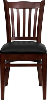 Wood Restaurant Chair, Black