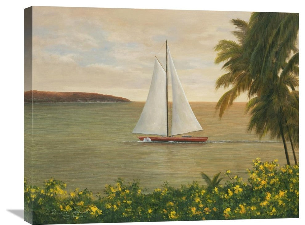 "Harbor Sunset" Artwork, 28" x 22"