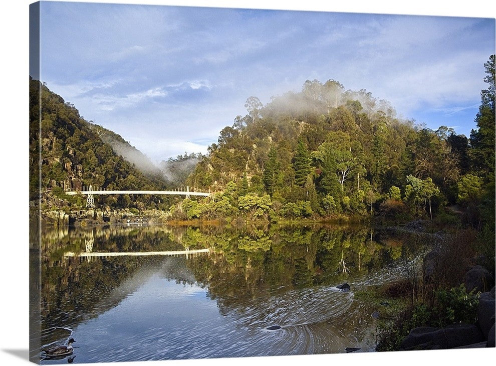 "Alexandra Bridge I" Wrapped Canvas Art Print, 36"x26"x1.5"