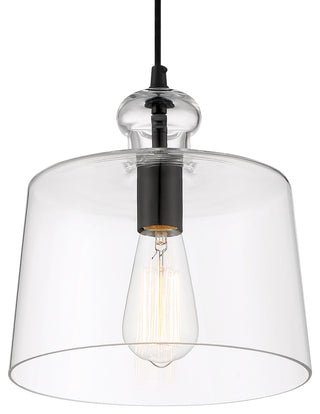 Minka Lavery Clarity 1 Light Pendant, Coal
