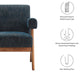 Lyra Fabric Armchair - Set of 2 - Azure Fabric