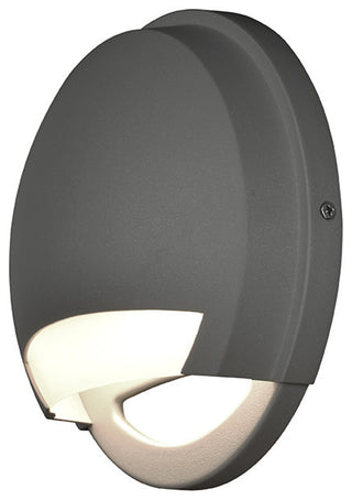 Avante LED Outdoor Wall-Light, Opal Glass Shade, Satin