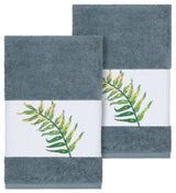 Zoe 2 Piece Embellished Hand Towel Set