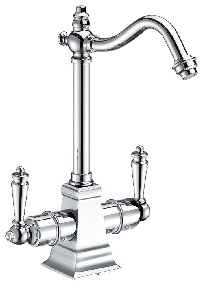 Point Of Use Instant Hot/Cold Water Drinking Faucet W/ Traditional Swivel Spout